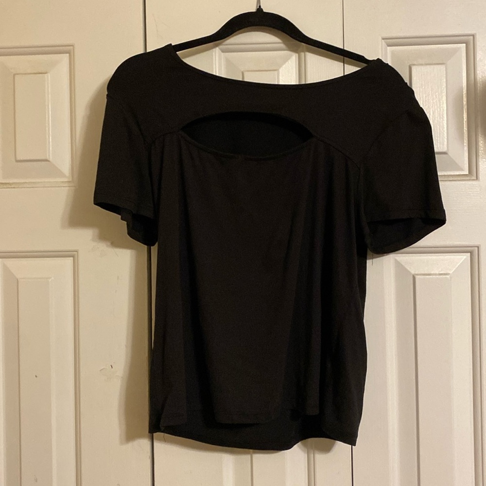 Black tank top